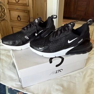 Nike Air Max 270 Black and White Sneakers